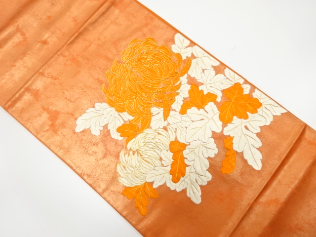 いのこ様 7373632: JAPANESE KIMONO / ANTIQUE FUKURO OBI / SILK / EMBROIDERY